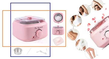 НАБОР ДЛЯ ДЕПИЛЯЦИИ НАГРЕВАТЕЛЬ ДЛЯ ТВЕРДОГО ВОСКОВ 1000 Г + 100 ПАЛОЧЕК