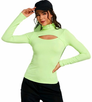 SEXY BLUZKA DAMSKA SWETER GOLF S/M