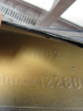 Спойлер на передний бампер Opel Zafira B 2 08- Лифт OPC