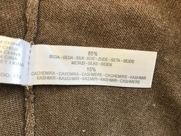 Massimo Dutti sweter S jedwab kaszmir