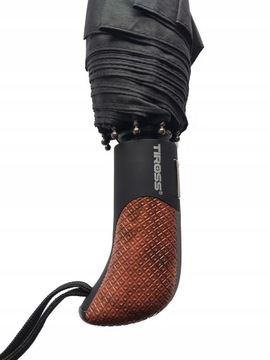 MĘSKI PARASOL AUTOMATYCZNY TIROSS CZARNY SKŁADANY