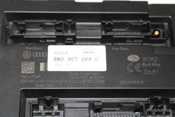 AUDI A5 8T Модуль контроллера комфорта 8K0907289C