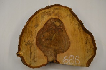 Plaster Drewna Blat 58x47cm Gr.8cm Kasztan na Stół