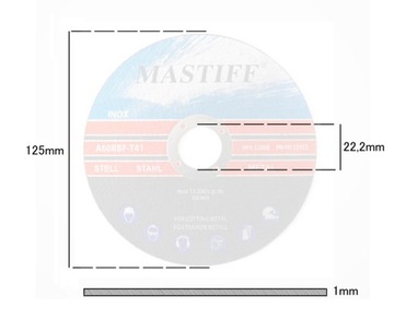 ДИСКИ РЕЖНЫЕ ПО МЕТАЛЛУ 125x1 INTER-VIS PL