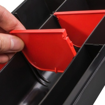 Универсальный органайзер для инструментов NOR16 красный