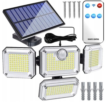 СОЛНЕЧНЫЙ СВЕТОДИОДНЫЙ УЛИЧНЫЙ ФОНАРЬ ДЛЯ ОТКРЫТОГО САДА ДАТЧИК ДВИЖЕНИЯ СИЛЬНОГО СВЕТА!