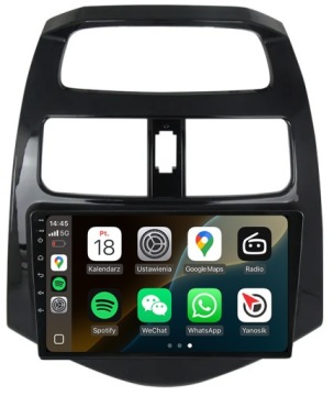 Chevrolet Spark Rádio Navigace Android Carplay Mapy Aplikace