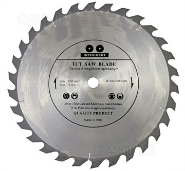 Tarcza widiowa do drewna INTER KERT 500x32 30T