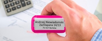 TRODAT 4912 ШТАМП ДЛЯ ДИЗАЙНА КОРПОРАТИВНОГО ЛИЧНОГО ОФИСА 6 СТРОК + ЛАСТИК