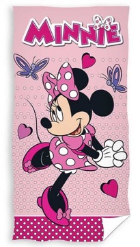 Ręcznik dla dzieci Myszka Minnie na basen na obóz kolonię 70x140 miki