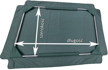 КРЫША ДЛЯ САДОВЫХ КАЧЕШЕЙ 120x142 ТЕМНО-ЗЕЛЕНЫЙ ПОЛЬСКИЙ ПРОДУКТ