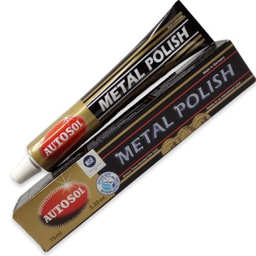 AUTOSOL PASTA POLERSKA METAL POLISH DO METALU WYDECHU KOLEKTORÓW
