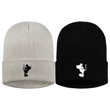 Czapki zimowa dla par WALENTYNKI Prezent WZORY