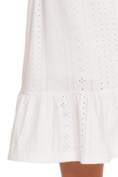 Женское летнее платье ажурное миди с расклешенными рукавами-бабочками MORAJ L