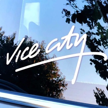Автомобильные наклейки Gta Vice City с логотипом на лобовое стекло, декоративные наклейки, индивидуальность