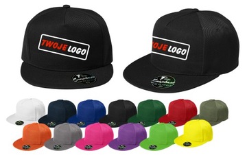 Czapka z daszkiem SNAPBACK RAP + NADRUK LOGO x10