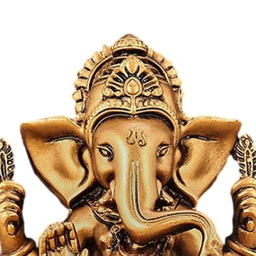 Индийская фигурка Ганеши, коллекционная декоративная смола, Южная Азия