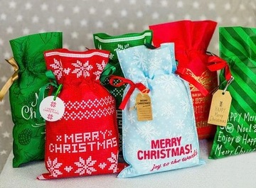 РОЖДЕСТВЕНСКИЙ ПОДАРОЧНЫЙ СУМОК ПОДАРОЧНЫЙ СУМОК 30x45