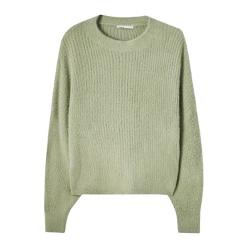 Sweter damski PULL&BEAR prążkowany r. S