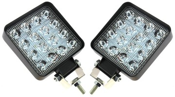 РАБОЧАЯ ЛАМПА 16 светодиодов 48Вт 12-24В светодиод x2 шт.
