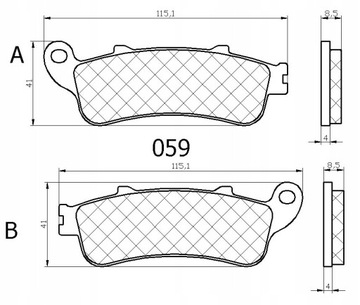 Тормозные колодки HONDA PANTHEON FORESIGHT FES FJS