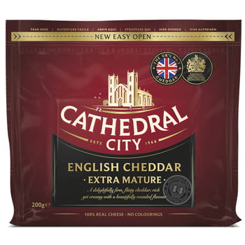 Ser Cheddar Extra Mature Cathedral City 200g