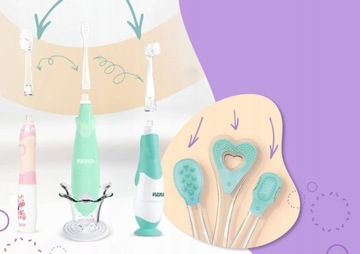 4049 ЭЛЕКТРИЧЕСКАЯ ЗУБНАЯ ЩЕТКА TUTTI VIOLET 3-6M BAB-AC006