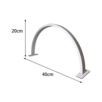 Настольная лампа для ногтей Half Moon 20 Вт Профессиональная светодиодная лампа для ногтей с белым кристаллом