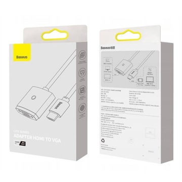 Конвертер серии BASEUS Lite Адаптер HDMI-VGA