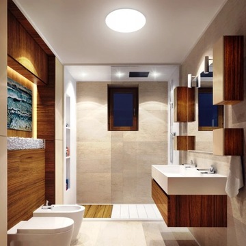 СВЕТОДИОДНАЯ ЛАМПА ДЛЯ ВАННОЙ 15ВТ IP56 ПОТОЛОЧНЫЙ СВЕТИЛЬНИК ДЛЯ ВАННОЙ КОМНАТЫ НАРУЖНЫЙ ПОТОЛОЧНЫЙ СВЕТИЛЬНИК