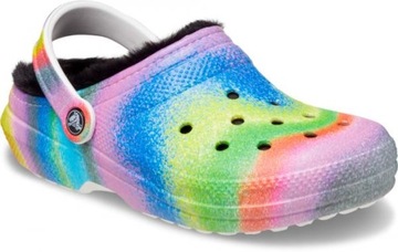 Męskie Ocieplane Klapki Buty Chodaki Crocs Classic Lined 208045 Clog 39-40