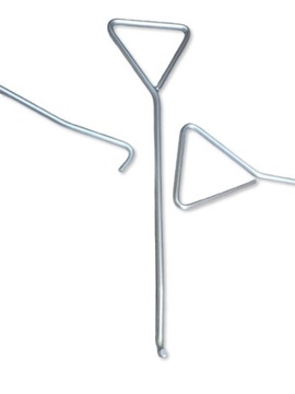 Оцинкованный крюк 55 см для перетаскивания контейнеров, ящиков для хранения