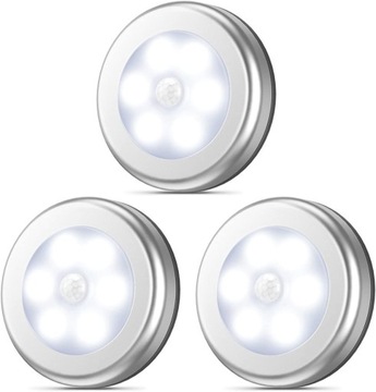 3xBATERIE LAMPKA CZUJNIKEM RUCHU BEZPRZEWODOWA LED