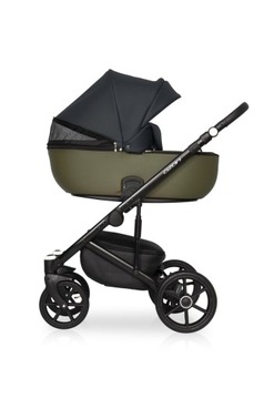 Детская коляска OZON Riko Basic 2в1, СИДЕНЬЕ-КАБРИОЛЕТ, НАДУВАННЫЕ КОЛЕСА