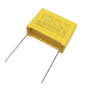 Kondensator MKP 1uF/275VAC r=22.5mm