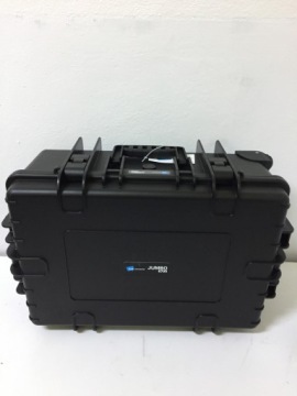 Чемодан для инструментов JUMBO, черный, прочный, на колесах