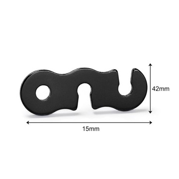 Регулируемая пряжка для палатки в черном стиле li