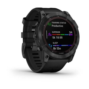 Garmin fenix 7X Solar черный/темно-серый