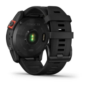 Умные часы GARMIN Fenix ​​7X с солнечной батареей, черные
