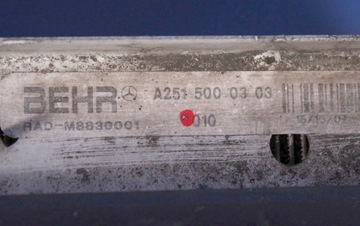 CHLADIČ KOMPLET MERCEDES ML280 W164 3.0 CDI 07R