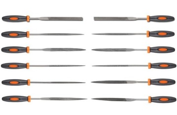 Набор напильников по металлу, дереву, хвойным деревьям, рашпилей, съемников, кейс, 18 шт.