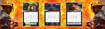 ПОЖАРНЫЙ КАЛЕНДАРЬ МОДНЫЙ 50 ШТ OSP КАЛЕНДАРИ ПОЖАРНЫЕ PSP MDP