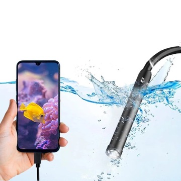 ЭНДОСКОПИЧЕСКАЯ КАМЕРА ДЛЯ КОНТРОЛЯ IPHONE ANDROID 3в1 2M FULL HD для ПК-телефона