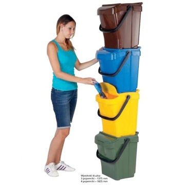 Kosz pojemnik do segregacji sortowania śmieci URBA