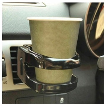 SAMOCHODOWY UCHWYT NA BUTELKĘ PUSZKĘ NAPOJE SKŁADANY DO KRATKI WENTYLACJI