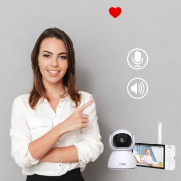 Электронная няня YOKO X5 + монитор дыхания Babysense 7