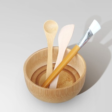 4 шт./компл. пустая бамбуковая кисточка для маски для лица с кистью