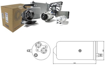 Осушитель кондиционера NISSENS 95329 3C1H19E647AA