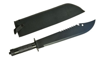 MACZETA POTĘŻNY NÓŻ BOWIE JUNGLE A10048 POCHWA