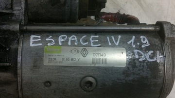 STARTÉR D7R49 RENAULT LAGUNA II ESPACE IV 1.9
